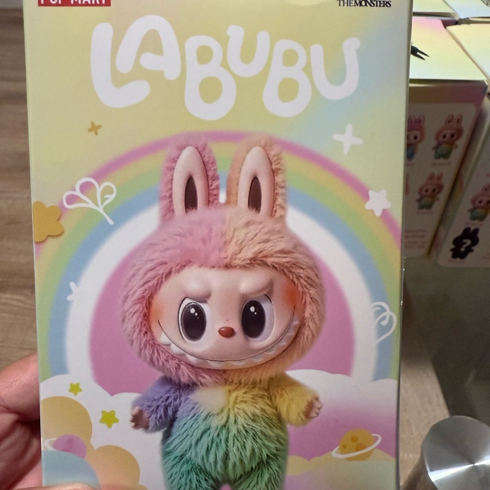 Rainbow Bunny Plush Toy